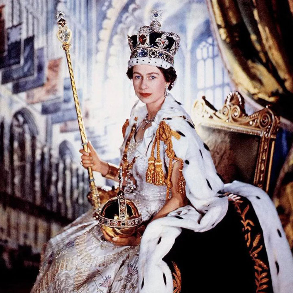 British Woman - Full Round Drill Diamond Painting 50*50CM