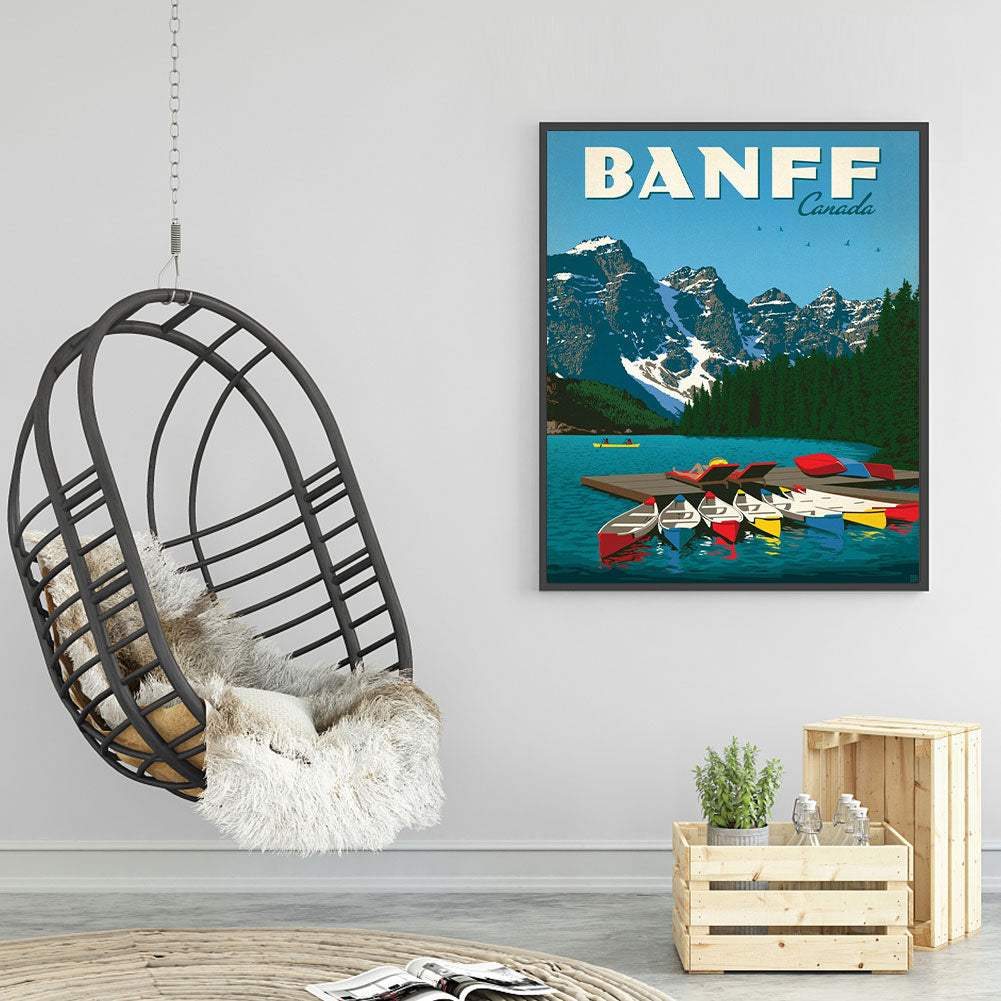 Banff Park, Canada - Full Round Drill Diamond Painting 30*40CM