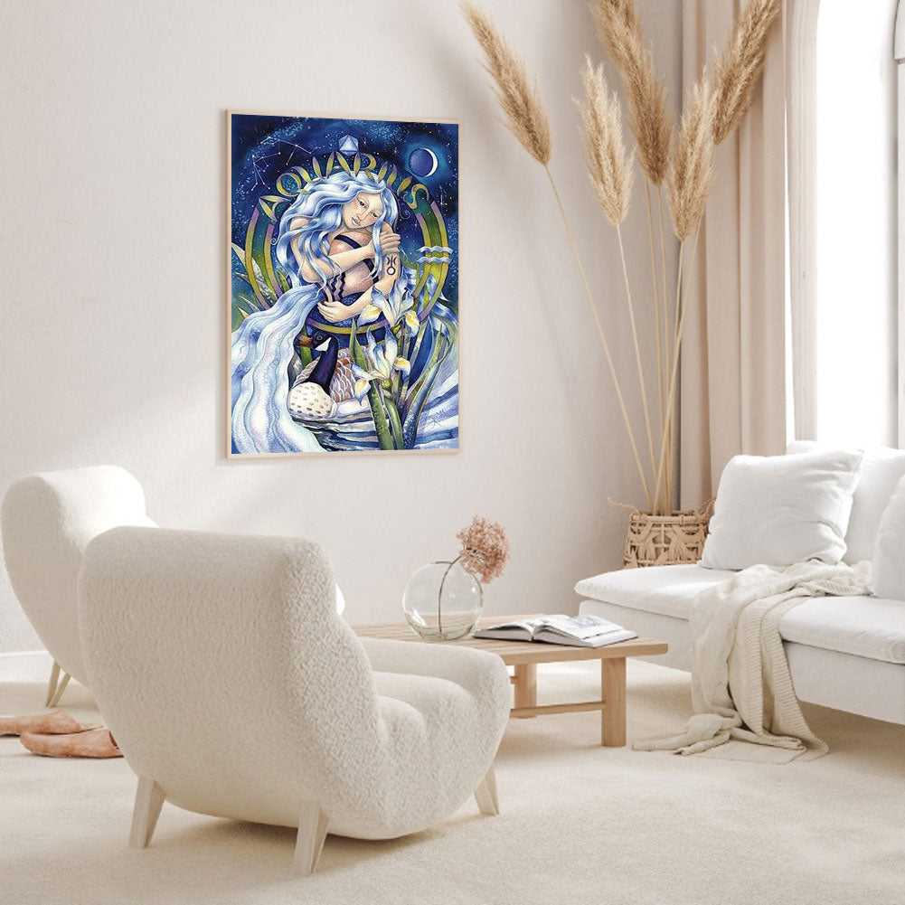 Twelve Constellations - Full Round Drill Diamond Painting 30*40CM