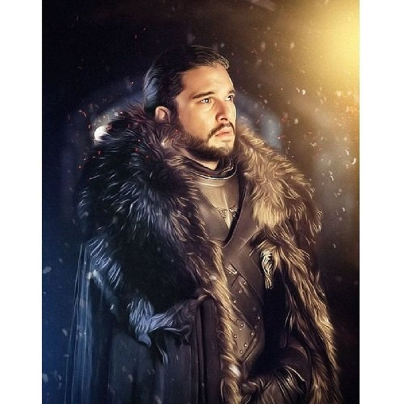 Jon Snow - Full Round Drill Diamond Painting 40*50CM