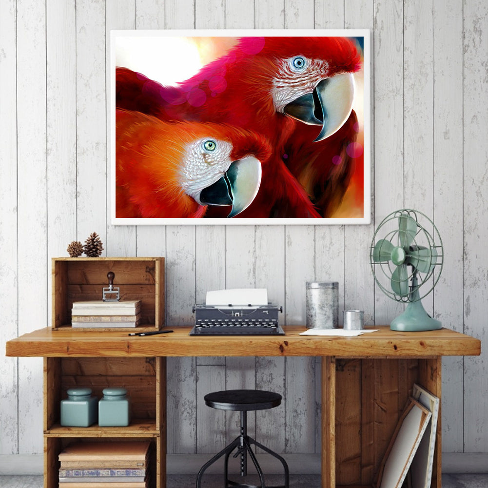 Parrot - Full Square Drill Diamond Painting 40*30CM