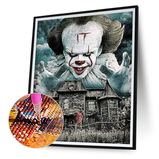 Clown - Full Round Drill Diamond Painting 40*50CM