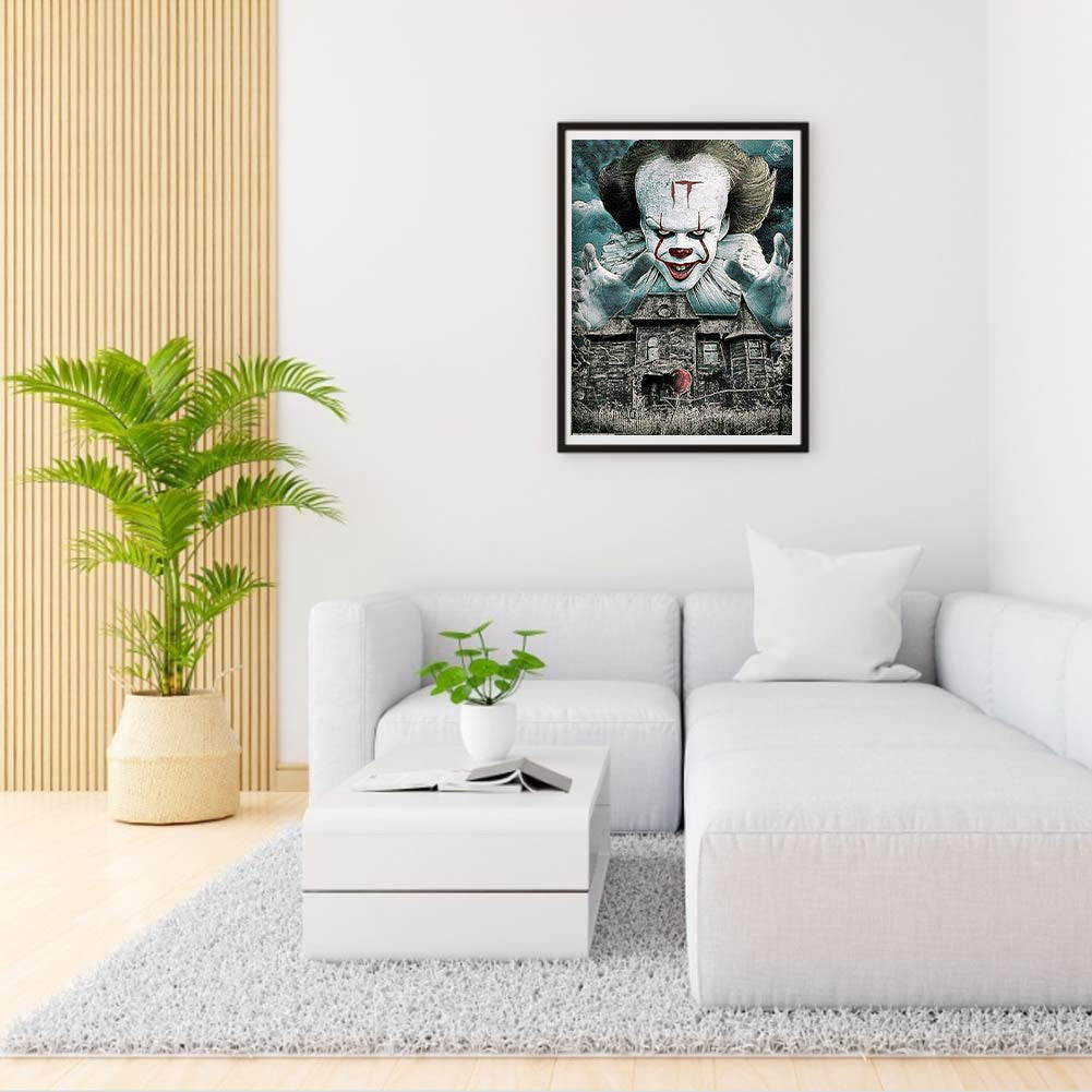 Clown - Full Round Drill Diamond Painting 40*50CM