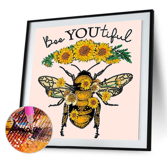 Bee - Special Shaped Drill Diamond Painting 30*30CM