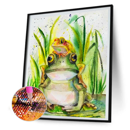 Frog - Full Round Drill Diamond Painting 30*40CM