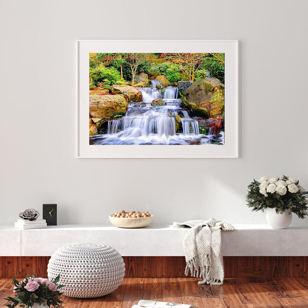Fall - Full Round Drill Diamond Painting 50*40CM