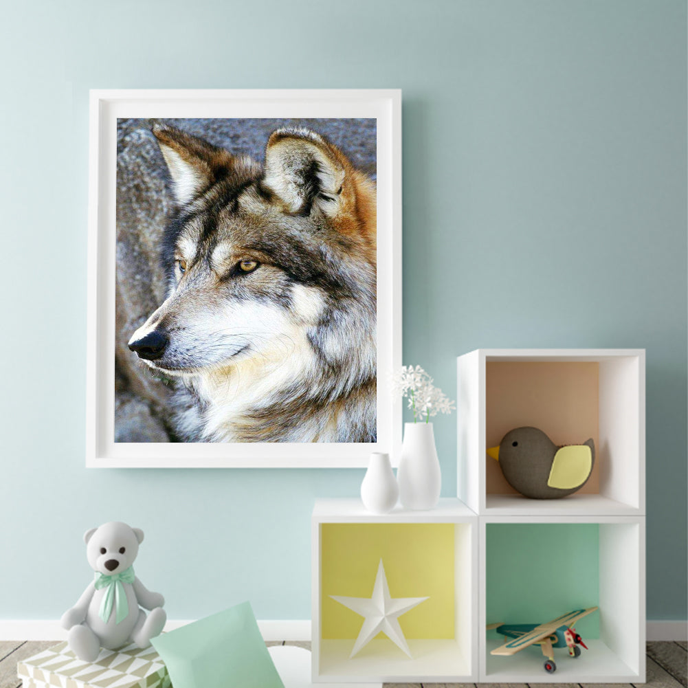 Wolf - Full Round Drill Diamond Painting 40*50CM