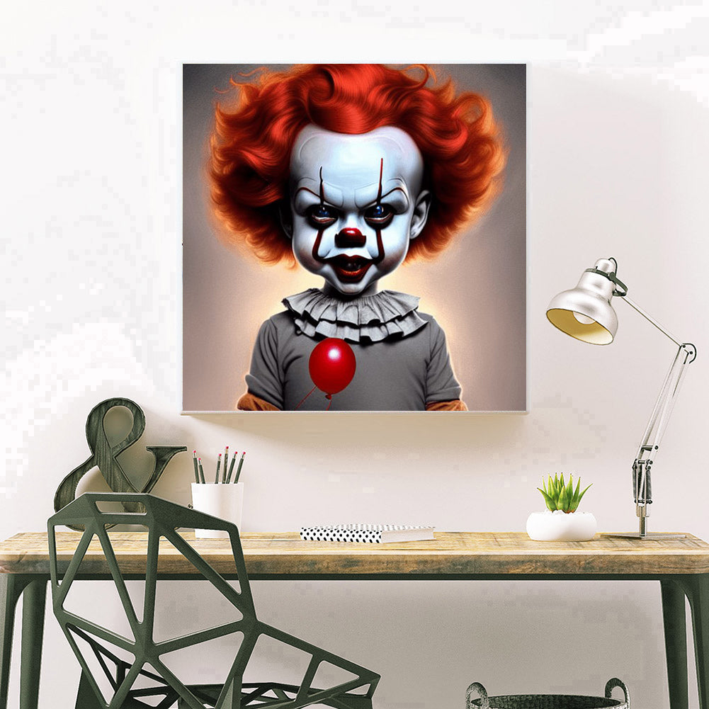 Clown - Full Square Drill Diamond Painting 30*30CM