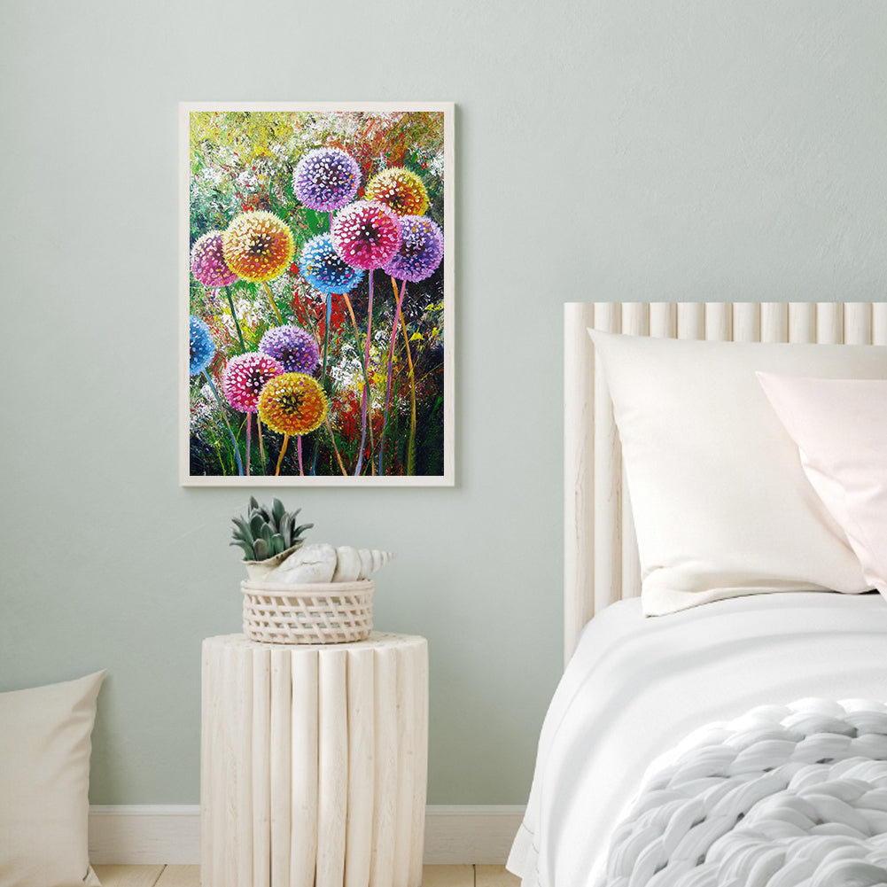 Dandelion - Full Round Drill Diamond Painting 40*50CM