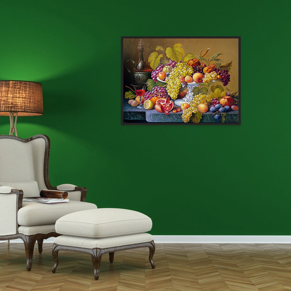 Grape - Full Round Drill Diamond Painting 50*40CM