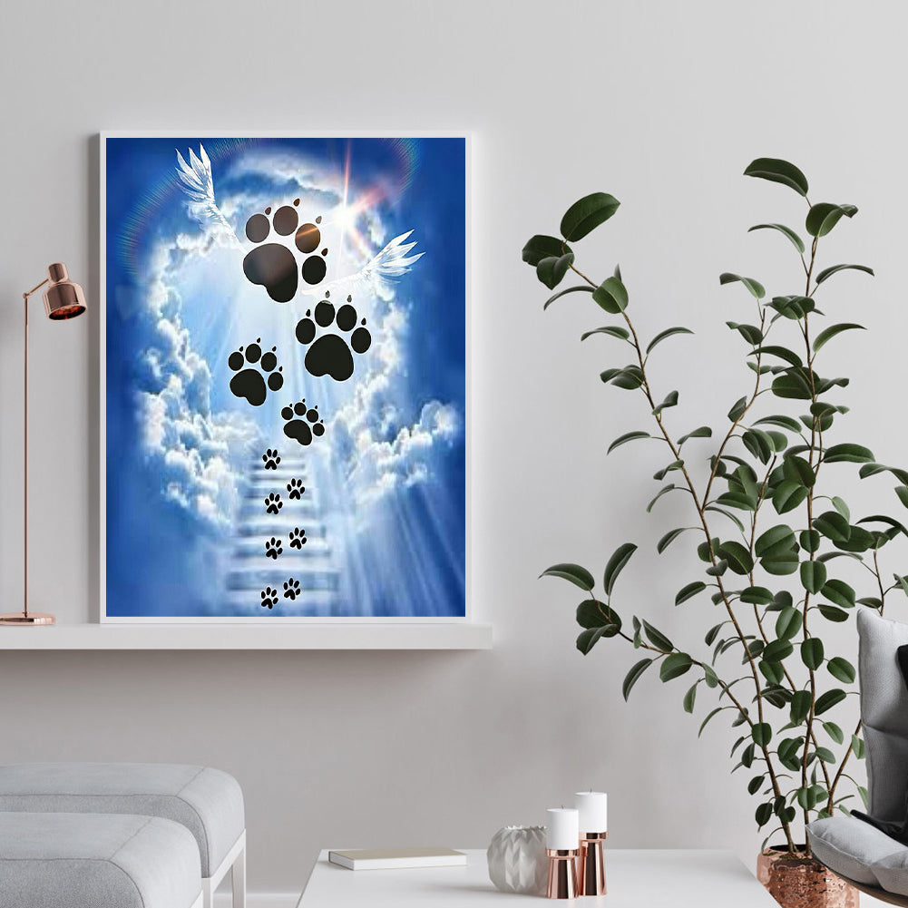Paw Ladder - Full Round Drill Diamond Painting 40*50CM