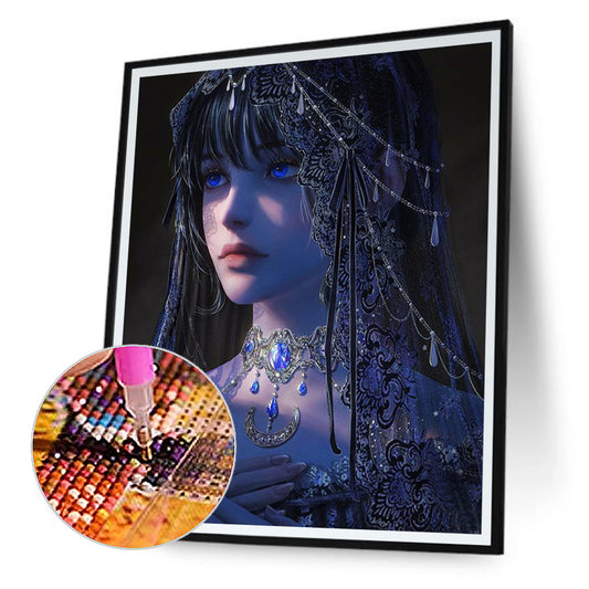 Witch - Full Round Drill Diamond Painting 30*40CM