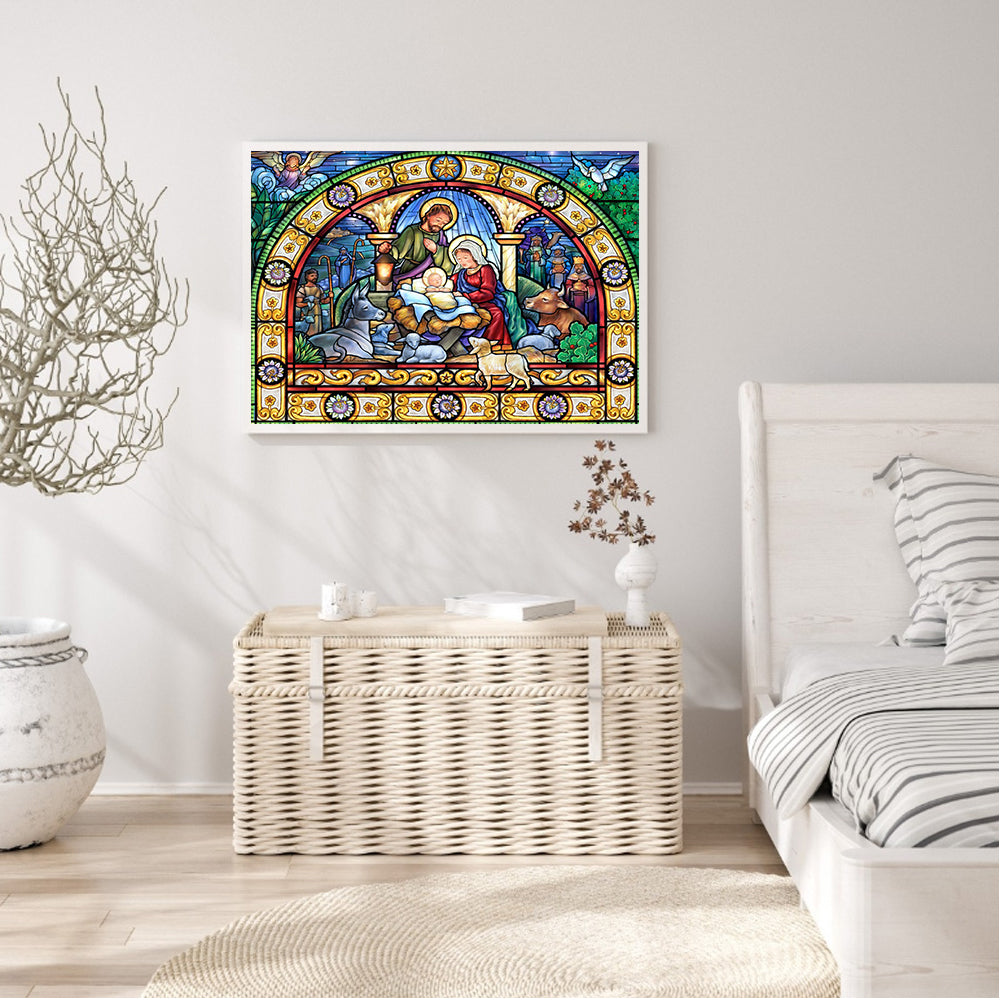 Our Lady Of Jesus - Full Square Drill Diamond Painting 50*40CM