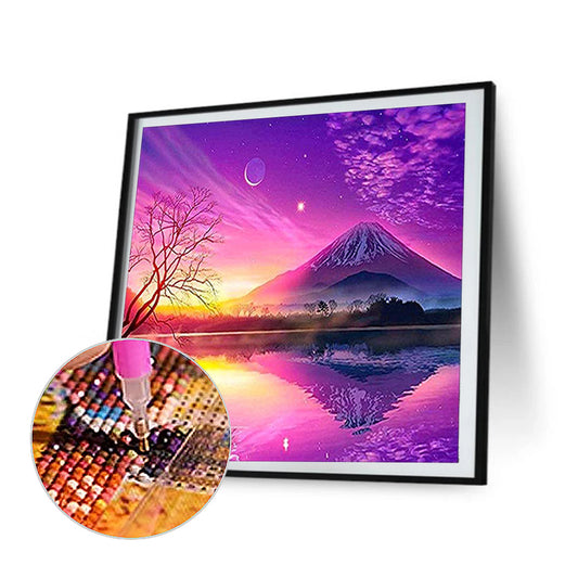 Sunrise On The Lake - Full Square Drill Diamond Painting 30*30CM