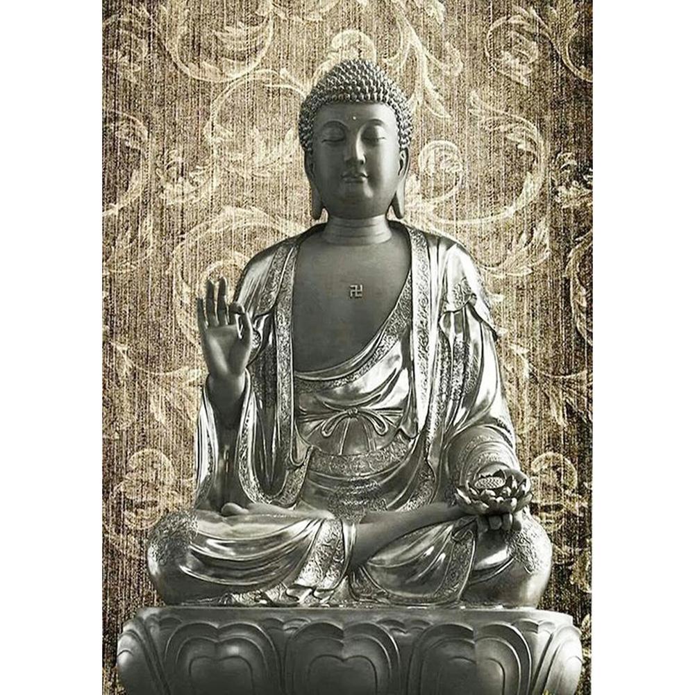 Buddha Statue - Full Round Drill Diamond Painting 40*50CM