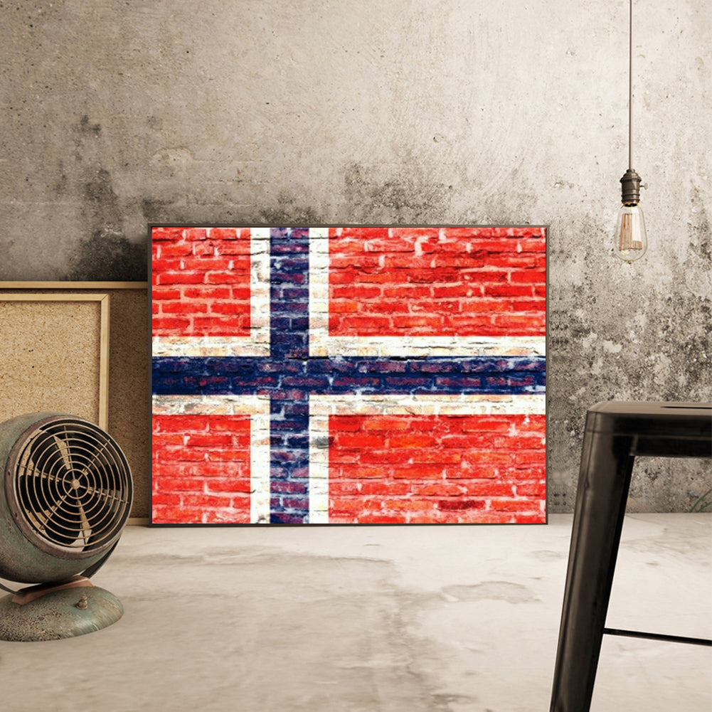 Flag - Full Square Drill Diamond Painting 40*30CM