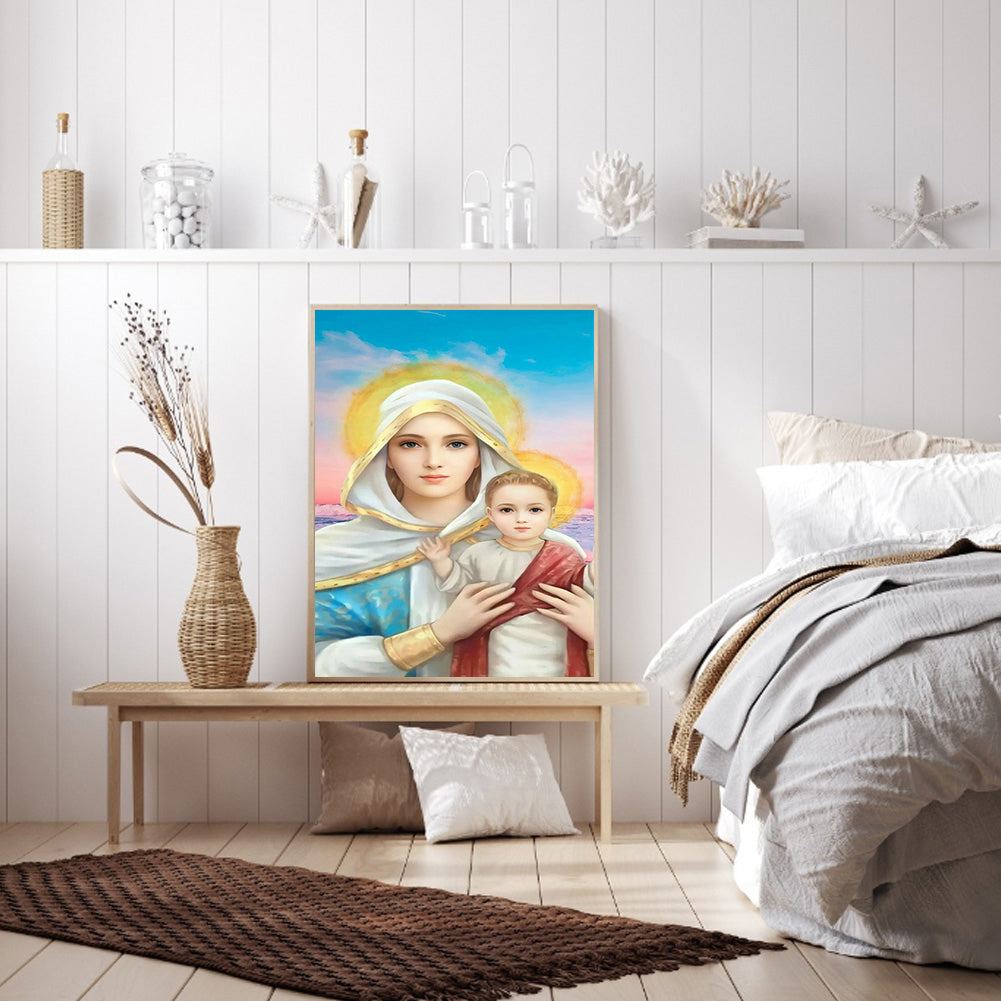 Religion - Full Round Drill Diamond Painting 30*40CM