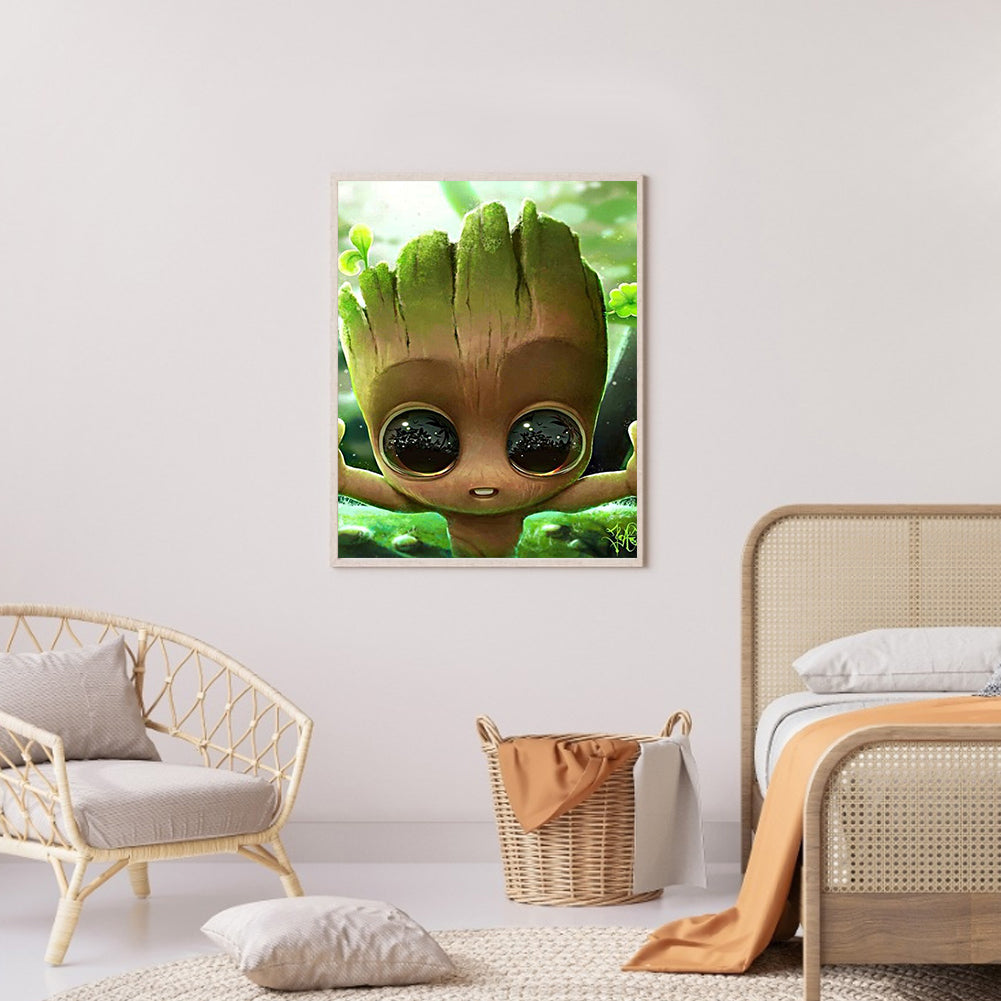 Groot 40*50CM(Canvas) Full Round Drill Diamond Painting