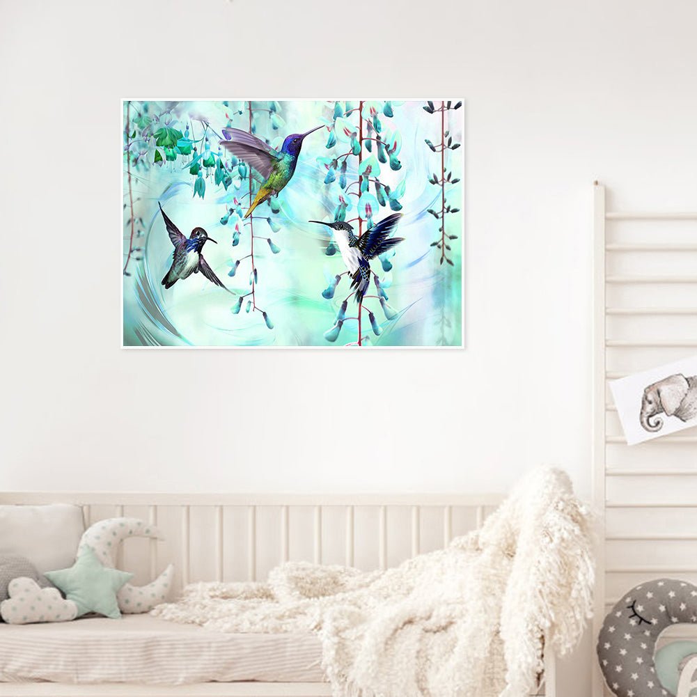 Hummingbird - Full Round Drill Diamond Painting 50*40CM