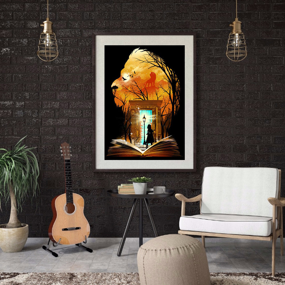 The Book Of The Lion And The Witch In The Chronicles Of Narnia 40*50CM(Canvas) Full Round Drill Diamond Painting