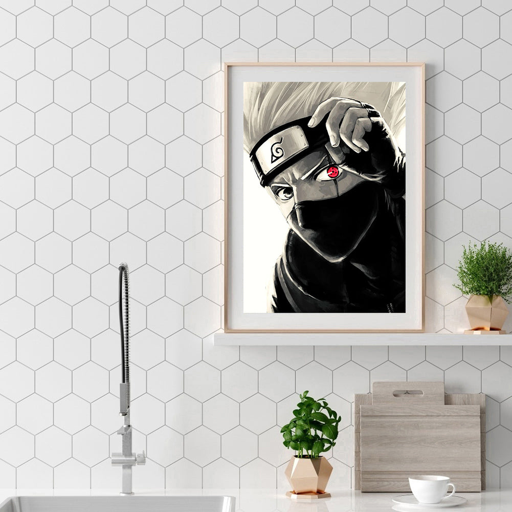 Hatake Kakashi - Full Round Drill Diamond Painting 30*40CM