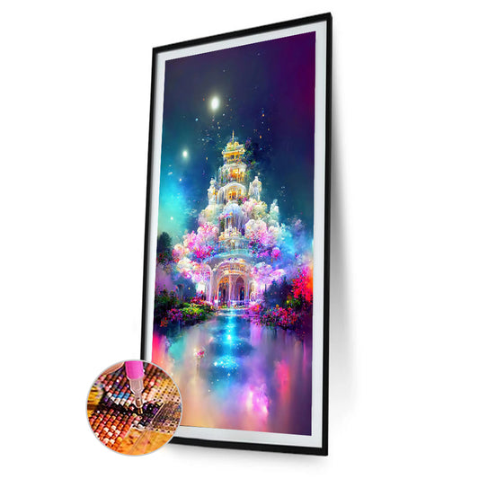 Fantasy Castle - Full Round Drill Diamond Painting 40*60CM