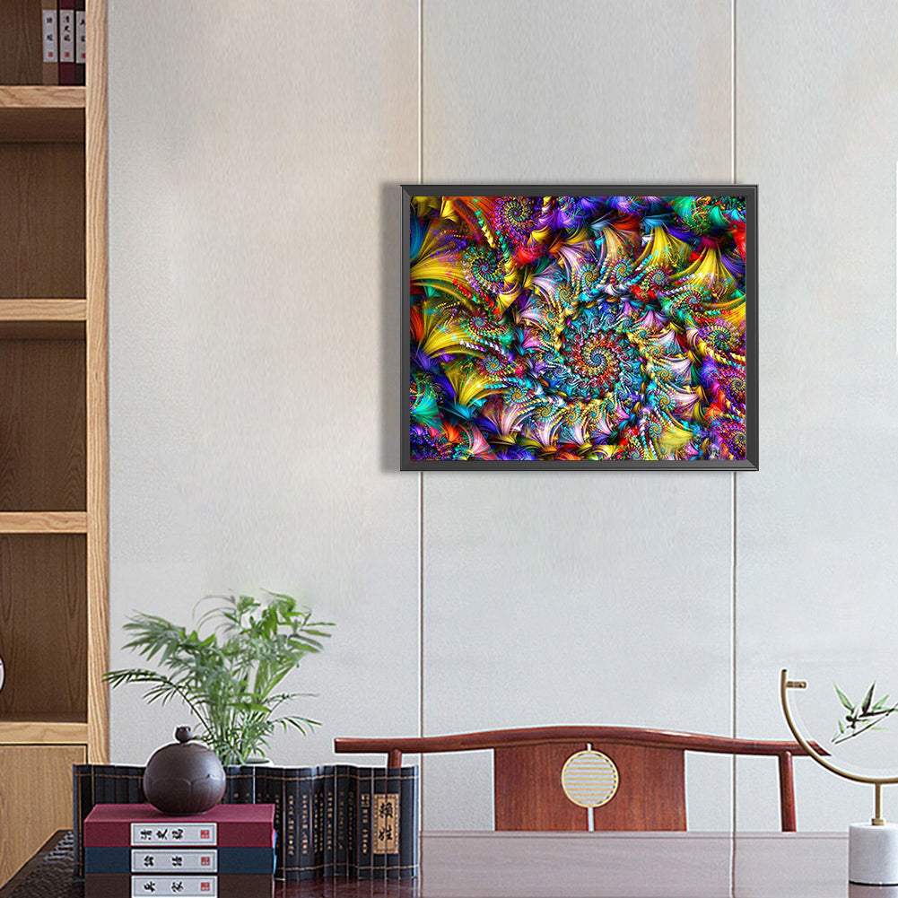 Fractal Art - Full Round Drill Diamond Painting 50*40CM