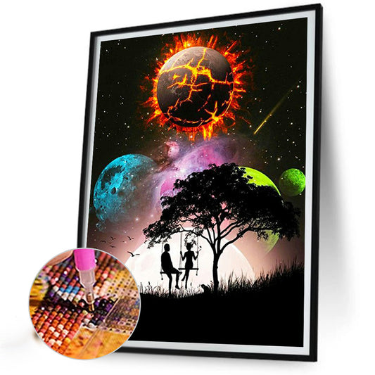 Aurora Planet 30*40CM(Canvas) Full Square Drill Diamond Painting