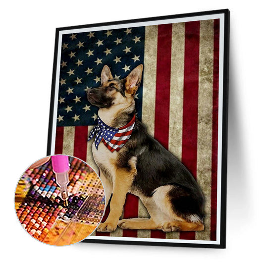 Husky - Full Round Drill Diamond Painting 40*50CM