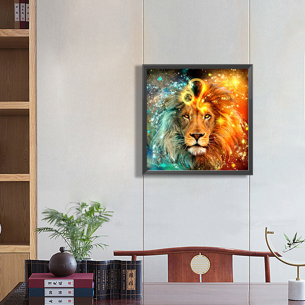 Leo 50*50CM(Canvas) Full Round Drill Diamond Painting