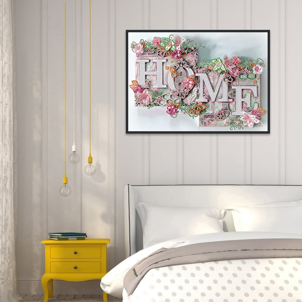 Home - Special Shaped Drill Diamond Painting 40*30CM