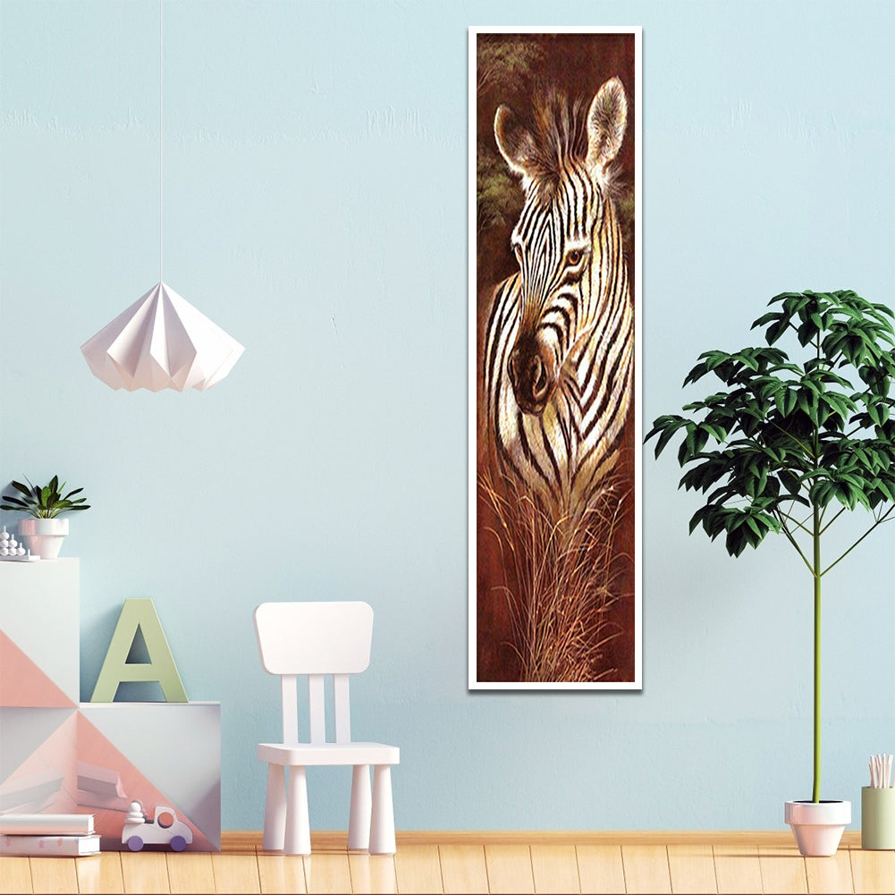 Zebra - Full Square Drill Diamond Painting 20*50CM