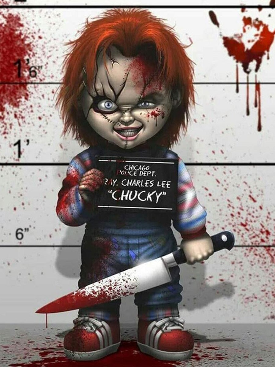 Killer Doll - Full Square Drill Diamond Painting 40*50CM
