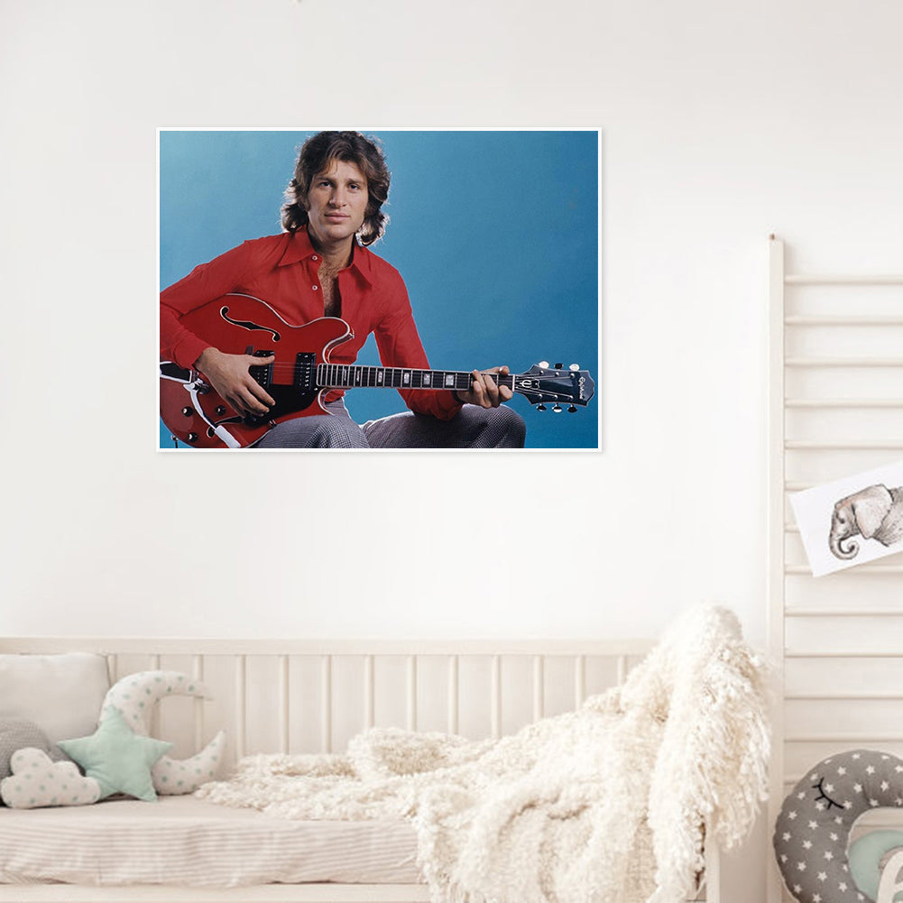 Singer - Mike Brant - Full Round Drill Diamond Painting 50*40CM