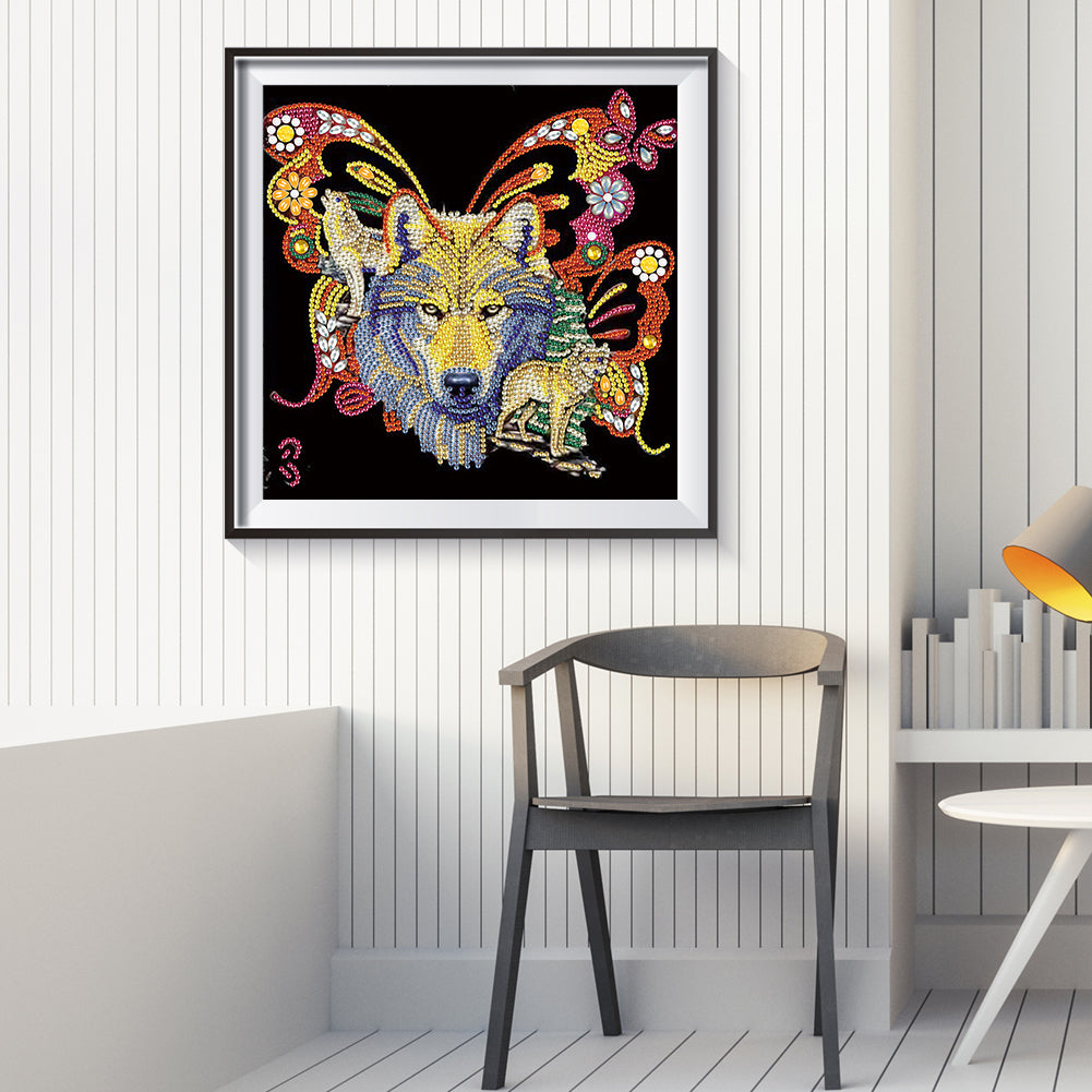 Wolf - Special Shaped Drill Diamond Painting 30*30CM