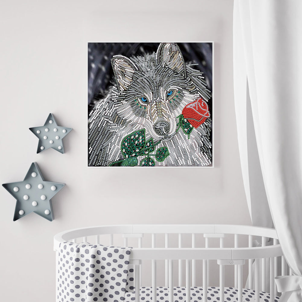 Wolf - Special Shaped Drill Diamond Painting 30*30CM