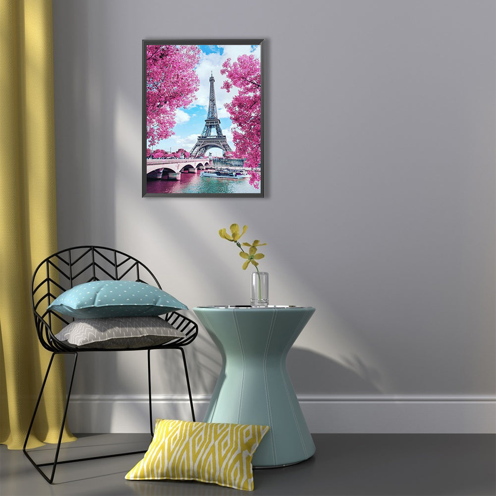 Eiffel Tower - Full Square Drill Diamond Painting 40*50CM