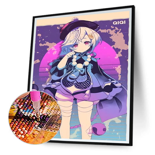 Genshin Anime - Full Round Drill Diamond Painting 30*40CM