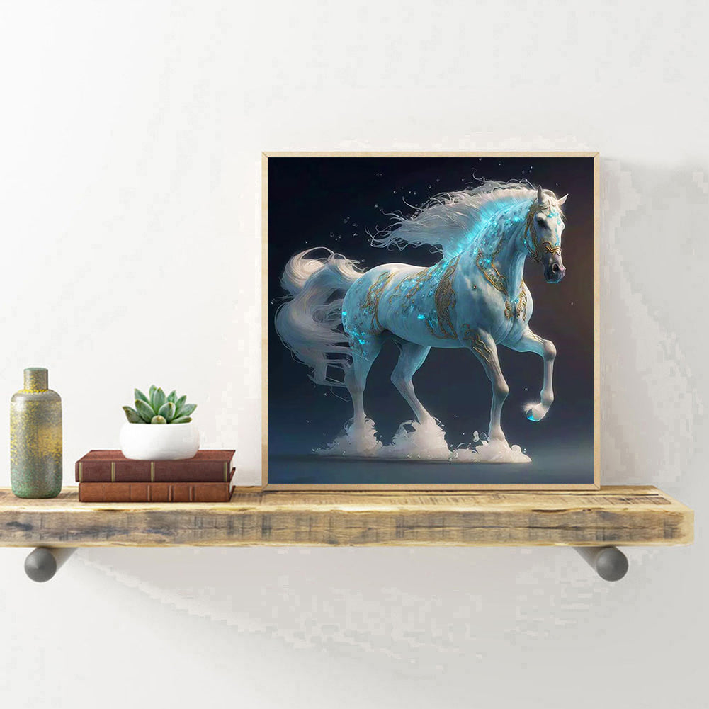 Zodiac Horse - Full Round Drill Diamond Painting 30*30CM