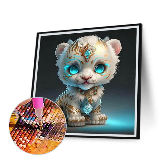 Zodiac Tiger - Full Round Drill Diamond Painting 30*30CM