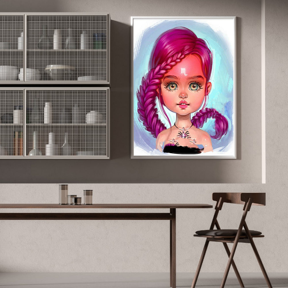 Scorpio - Full Round Drill Diamond Painting 30*40CM
