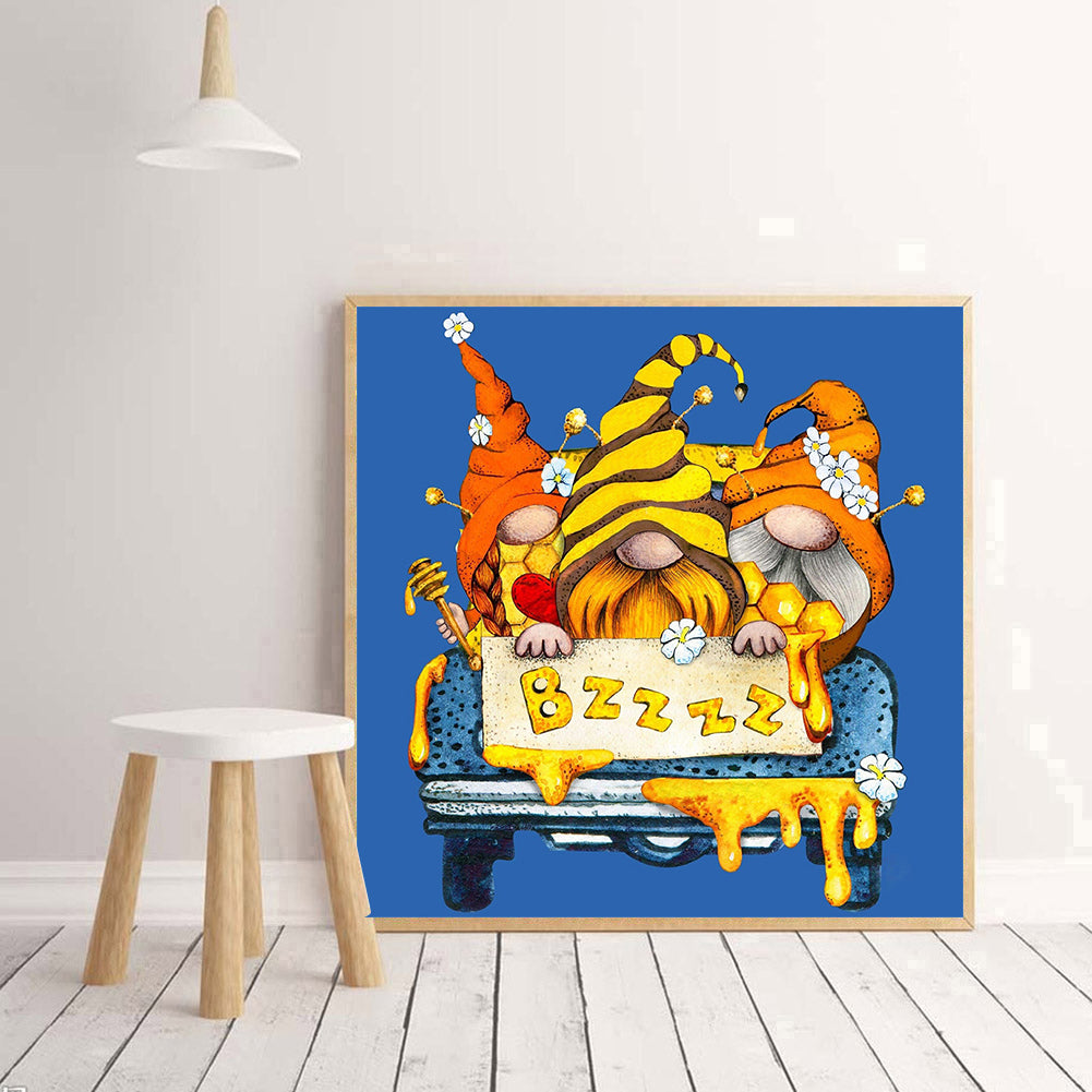 Bee Goblin - Full Round Drill Diamond Painting 30*30CM