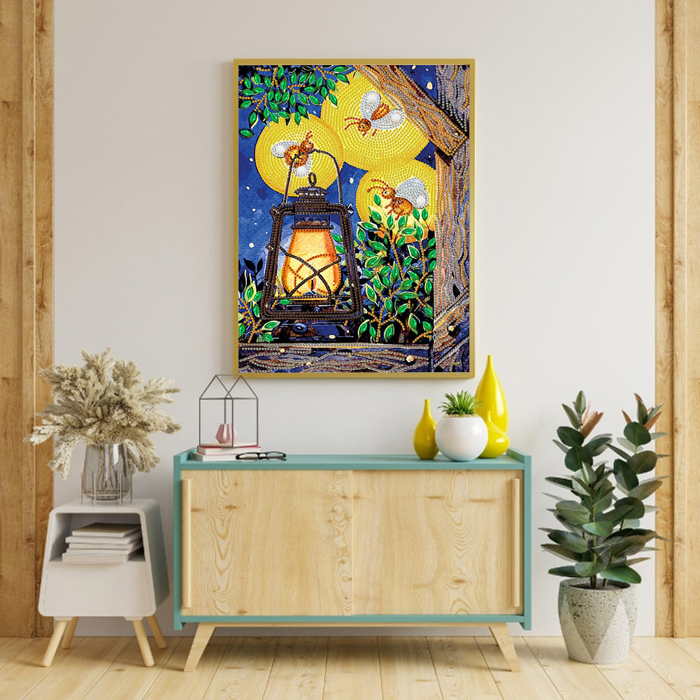 Winter Atmosphere - Special Shaped Drill Diamond Painting 30*40CM