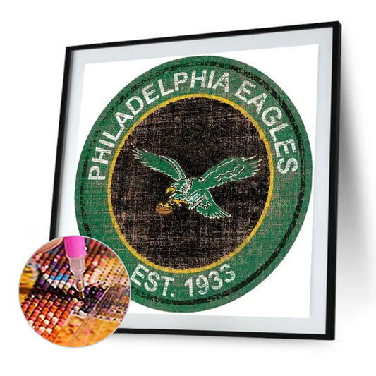 Philadelphia Eagles Football Club - Full Round Drill Diamond Painting 30*30CM