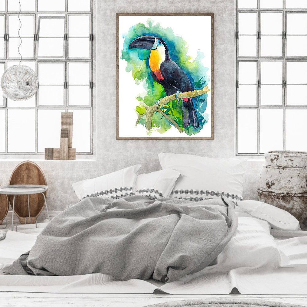 Toucan - Full Round Drill Diamond Painting 30*40CM