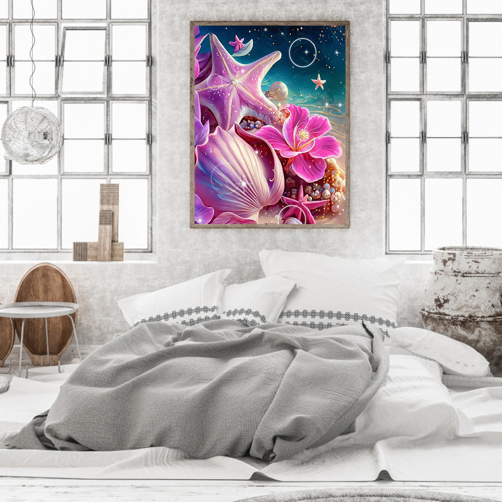 Dream Beach Shells - Full Round Drill Diamond Painting 30*40CM