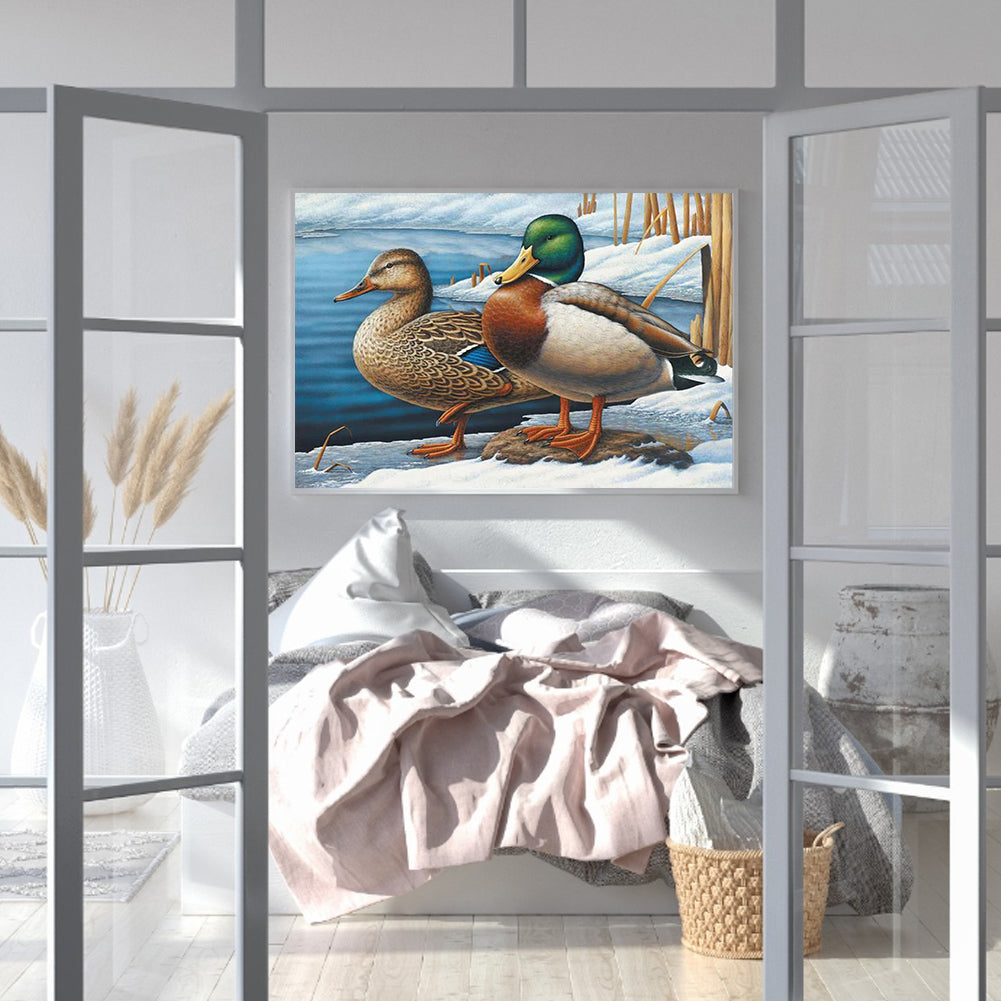 Duck - Full Round Drill Diamond Painting 40*30CM
