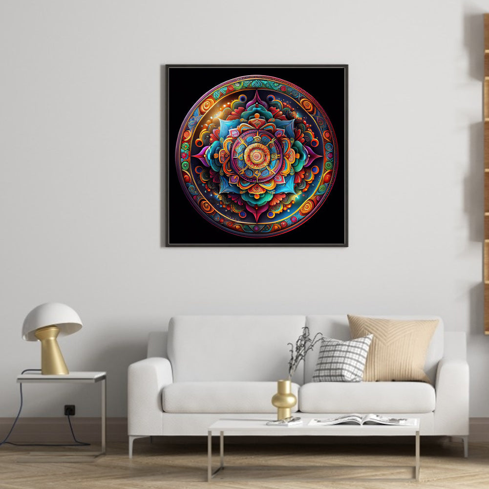 Mandala - Full Round Drill Diamond Painting 30*30CM