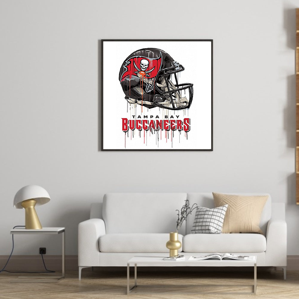 Tampa Bay Pirates Football Team - Full Round Drill Diamond Painting 50*50CM