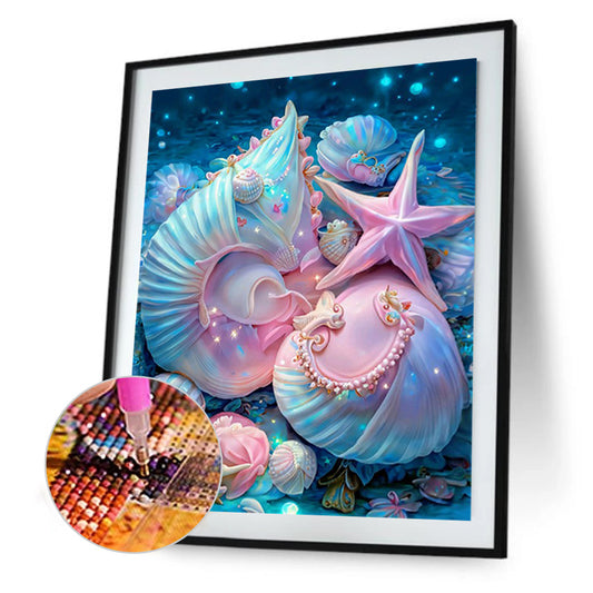 Fantasy Pearl Shell - Full Round Drill Diamond Painting 30*40CM